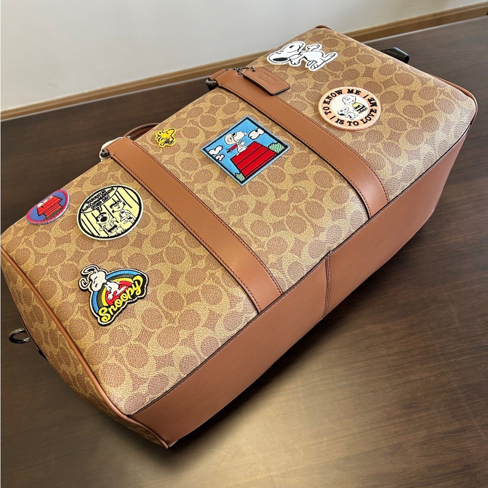 Coach Snoopy Collab Handheld Weekender Bag - Picture 5 of 8